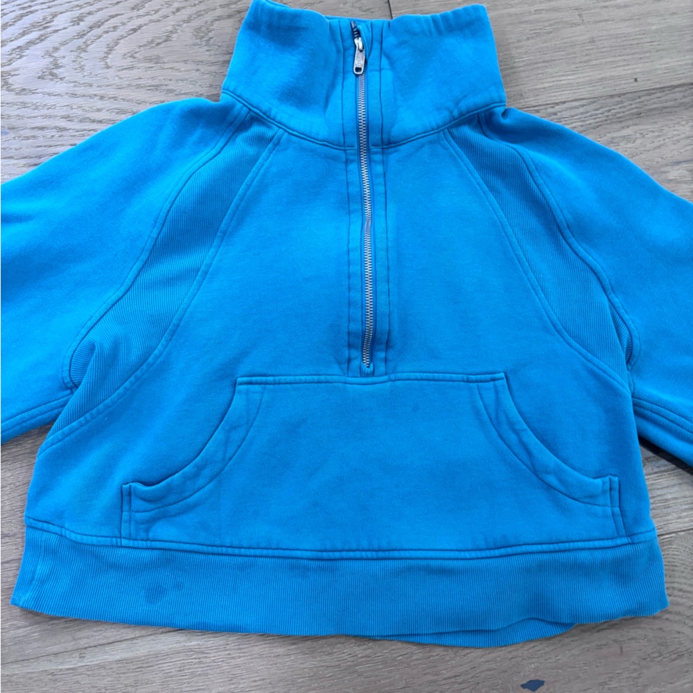 lululemon Blue Half-Zip Sweatshirt S/M NWOT